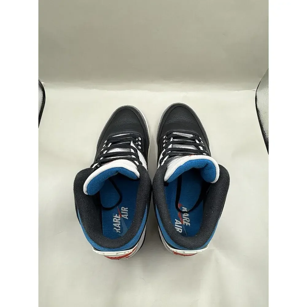Authentic 2025 Air Jordan 3 Retro OG Rare Air No Box Men 9.5 Very Clean